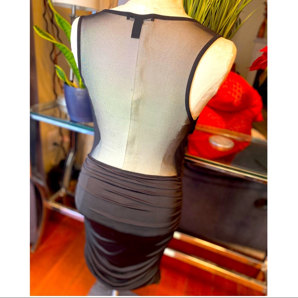 Black dress with sheer design (Forever 21)